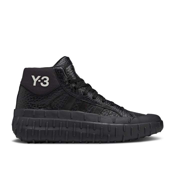アディダス Adidas 【 Y-3 Gr.1P High \u0027Triple Black\u0027 Men Black/Black/Black 】 ご機嫌 メンズ 黒いこと 黒いこと