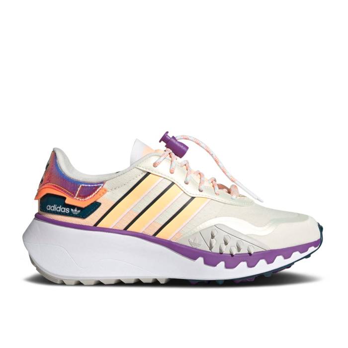アディダス Adidas 【 Wmns Choigo \u0027Cream White Acid Orange\u0027 Women Cream White/Acid Orange/Screaming Orange 】 白いこと 白いこと レディース 皮膚軟化剤 白いこと 白いこと orange 橙・オレンジ色
