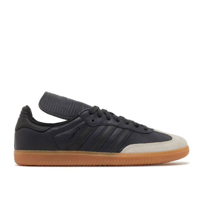 アディダス Adidas 【 Pharrell X Samba Human Race \u0027Night Grey\u0027 Men Night Grey/Core Black/Light Brown 】 サンバ メンズ ナイト爵 薄墨色 薄墨色 中核グループ 黒いこと 黒いこと 赤銅色 赤銅色