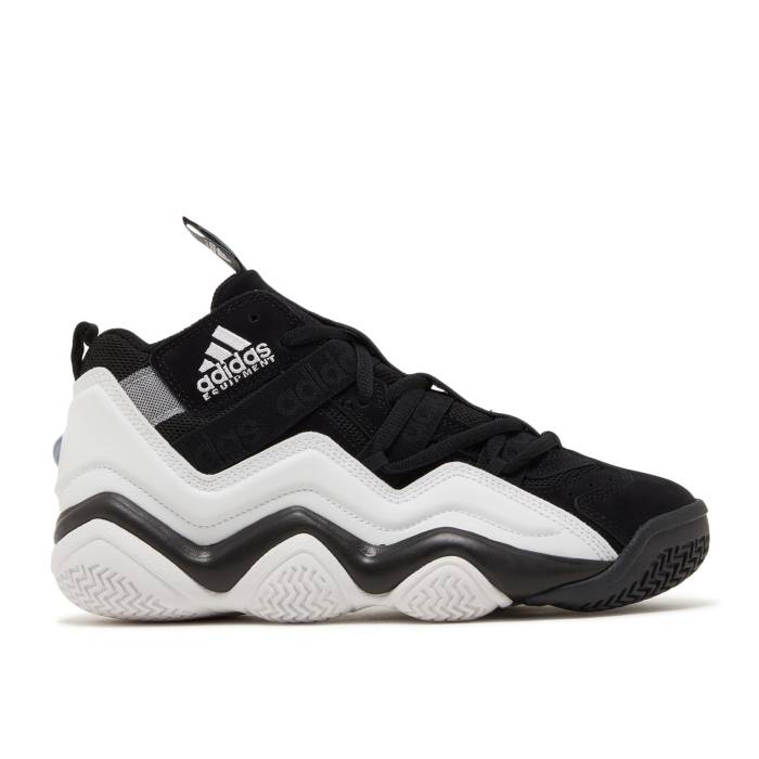 アディダス Adidas 【 Top Ten 2000 \u0027Black White\u0027 Men Core Black/Cloud White/Silver Metallic 】 メンズ 中核グループ 黒いこと 黒いこと 白いこと 白いこと Silver しろがね色・しろがね色