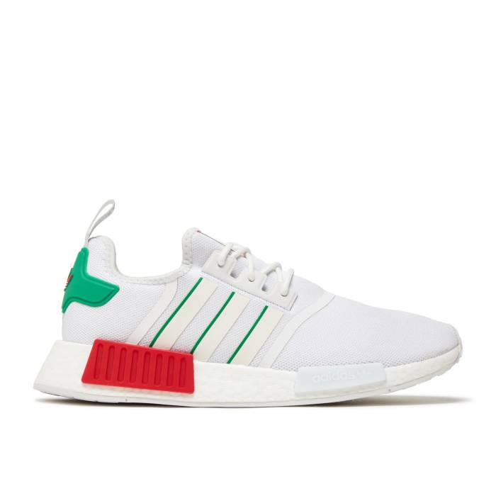アディダス Adidas 【 Nmd_R1 White Red Green Men Cloud White/Off White/Green 】 Red 赤・レッド メンズ 白色 ホワイト green 緑・グリーン