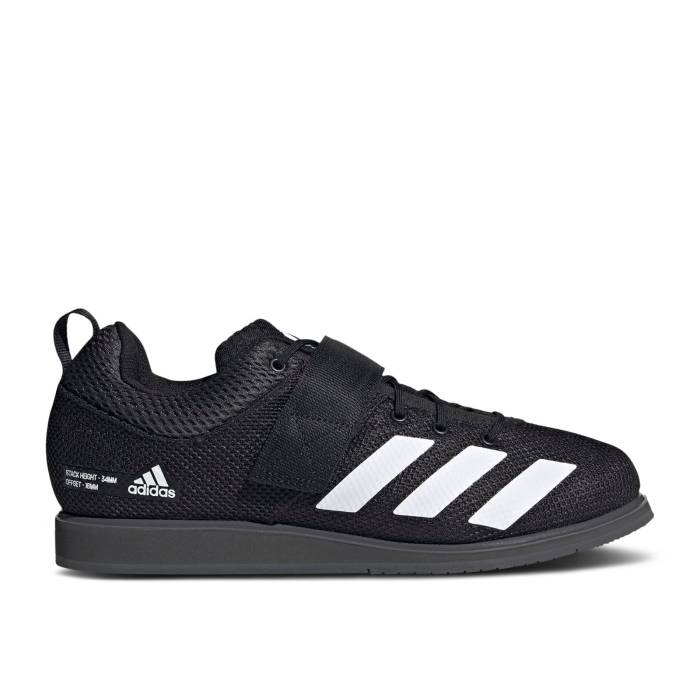 アディダス Adidas 【 Powerlift 5 \u0027Black White\u0027 Men Core Black/Cloud White/Grey Six 】 力強さ填まる メンズ 中核グループ 黒いこと 黒いこと 白いこと 白いこと 薄墨色 薄墨色