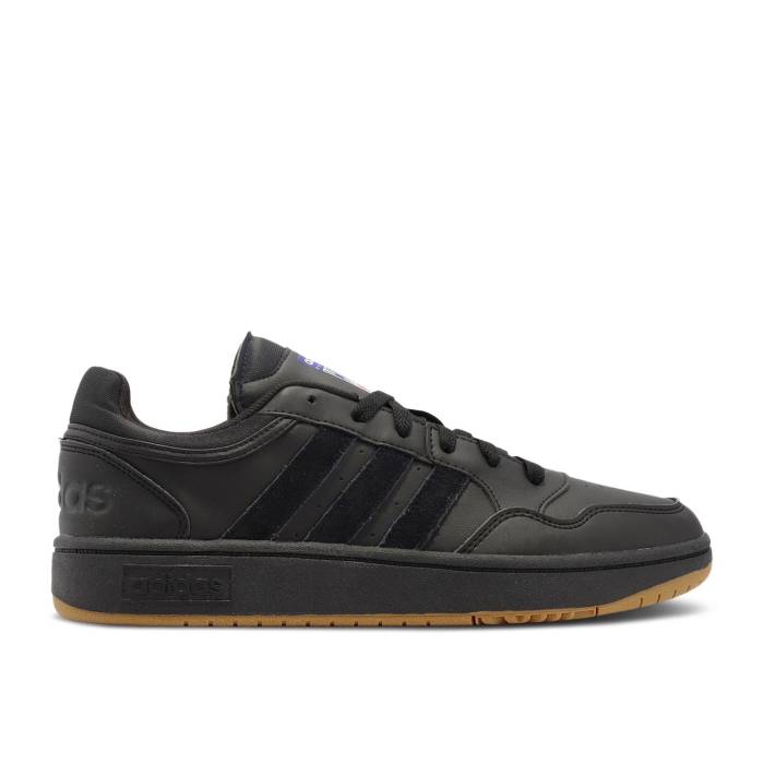 アディダス Adidas 【 Hoops 3.0 Low Black Gum Men Core Black/Core Black/Gum 】 メンズ コア 黒色 ブラック