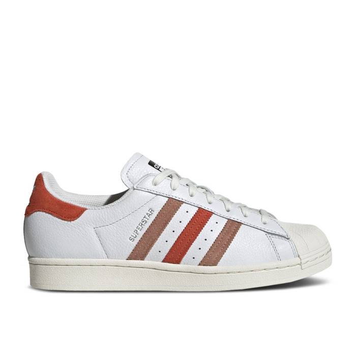 アディダス Adidas 【 Superstar \u0027Crystal White Preloved Red\u0027 Men Crystal White/Preloved Red/Clay Strata 】 Superstar はやりっ児 白いこと 白いこと メンズ 白いこと 白いこと Red 赤・赤いこと