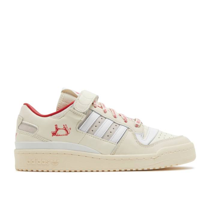 アディダス Adidas 【 Taqueria Orinoco X Forum Low Adilicious City Series Men Cream White/Cloud White/Team Power Red 】 フォーラム シティ メンズ クリーム 白色 ホワイト Team チーム Power パワー Red 赤・レッド