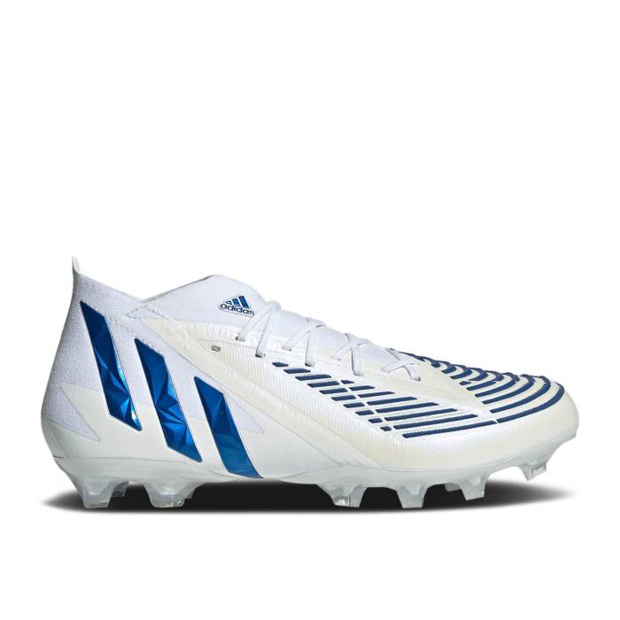 アディダス Adidas 【 Predator Edge.1 銀 \u0027Diamond Edge Pack\u0027 Men Cloud White/Hi-Res Blue/Cloud White 】 プレデター メンズ 白いこと 白いこと 青み 青色
