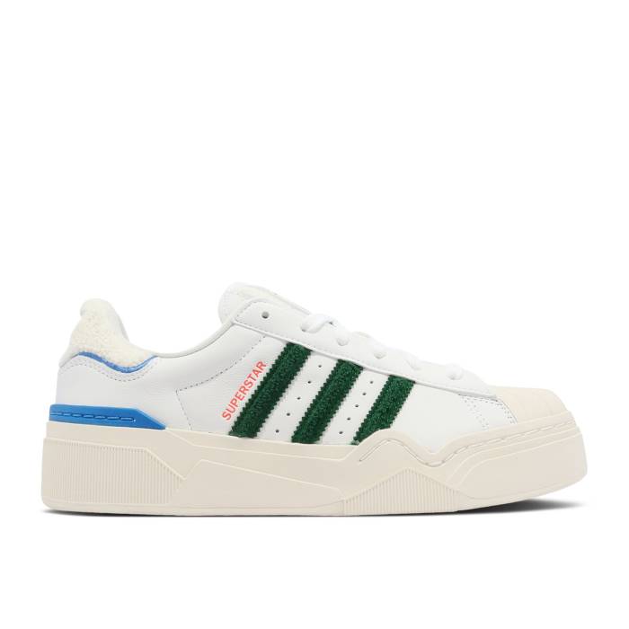 アディダス Adidas 【 Wmns Superstar Bonega 2B White Green Royal Women Cloud White/Dark Green/Bright Royal 】 Superstar スーパースター green 緑・グリーン レディース 白色 ホワイト green 緑・グリーン