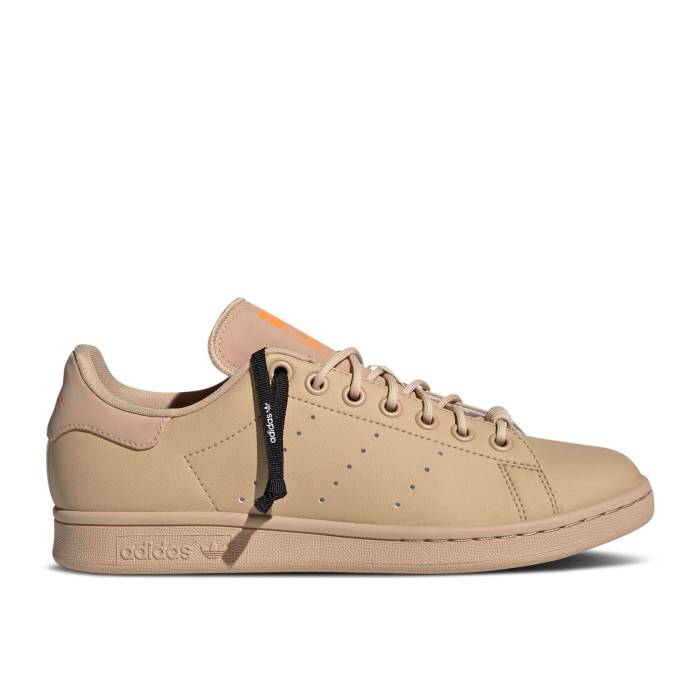 アディダス Adidas 【 Wmns Stan Smith \u0027Technical Lacing - Magic Beige\u0027 Women Magic Beige/Magic Beige/Orange Rush 】 神通力 レディース 神通力 ベージュ orange 橙・オレンジ色 rush 混雑時