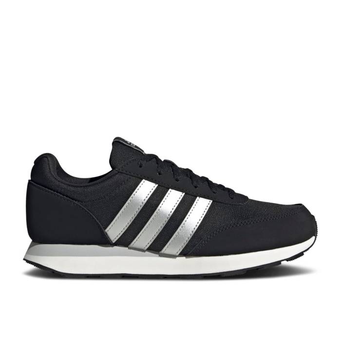 アディダス Adidas 【 Wmns Run 60S 3.0 \u0027Black Silver Metallic\u0027 Women Core Black/Silver Metallic/Core White 】 幽客 Silver しろがね色・しろがね色 レディース 中核グループ 黒いこと 黒いこと Silver しろがね色・しろがね色 白いこと 白いこと