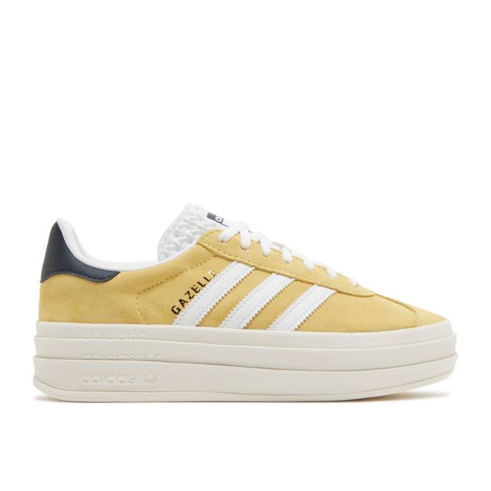 アディダス Adidas 【 Wmns Gazelle Bold 'Almost Yellow' Women Almost Yellow/Cloud White/Legend Ink 】 ガゼル レディース yellow 黄色・イエロー 白色 ホワイト Legend レジェンド|スニケス