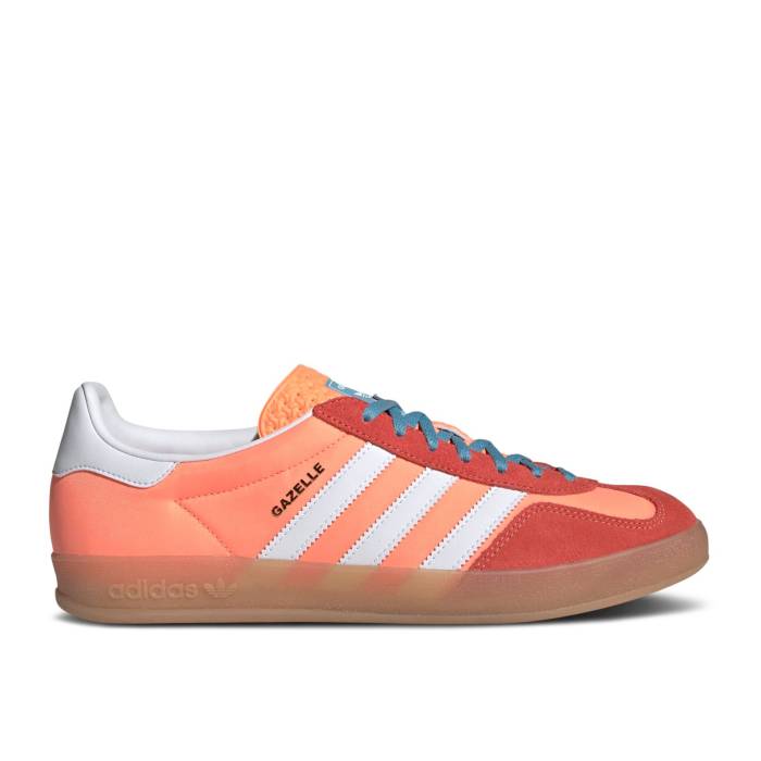 アディダス Adidas 【 Gazelle Indoor \u0027Beam Orange Gum\u0027 Men Beam Orange/Cloud White/Gum 】 ガゼル orange 橙・オレンジ色 メンズ orange 橙・オレンジ色 白いこと 白いこと