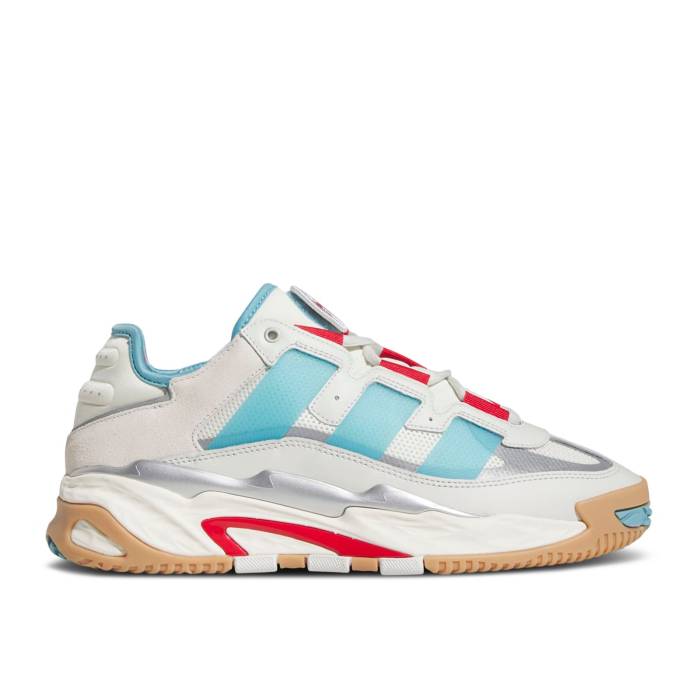 アディダス Adidas 【 Niteball \u0027Crystal White Preloved Blue\u0027 Men Crystal White/Preloved Blue/Silver Metallic 】 白いこと 白いこと メンズ 白いこと 白いこと 青み 青色 Silver しろがね色・しろがね色