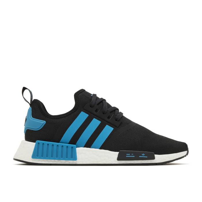アディダス Adidas 【 Nmd_R1 \u0027Black Active Teal\u0027 Men Core Black/Active Teal/Cloud White 】 メンズ 中核グループ 黒いこと 黒いこと 白いこと 白いこと スニーカー-メンズ靴-靴