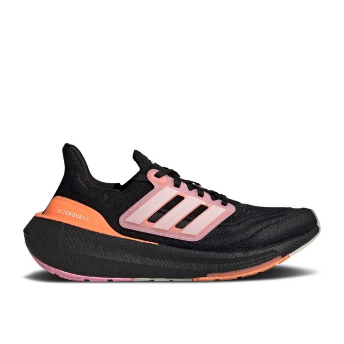アディダス Adidas 【 Wmns Ultraboost Light \u0027Black Beam Pink\u0027 Women Core Black/White Tint/Beam Pink 】 レディース 中核グループ 黒いこと 黒いこと 白いこと 白いこと pink さくら色