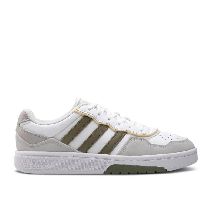 アディダス Adidas 【 Courtic 'White Focus Olive' Men White/Focus Olive/Grey 】 メンズ 白色 ホワイト olive オリーブ 灰色 グレー