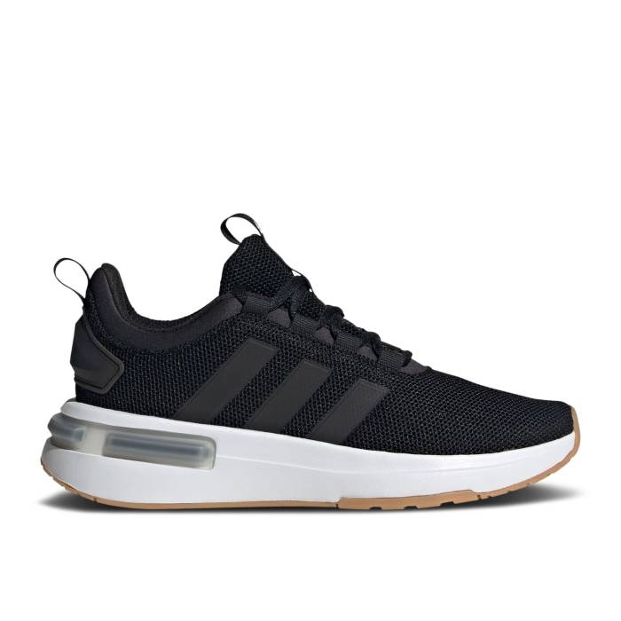 アディダス Adidas 【 Wmns Racer Tr23 \u0027Black Gum\u0027 Women Core Black/Core Black/Cloud White 】 レディース 中核グループ 黒いこと 黒いこと 白いこと 白いこと