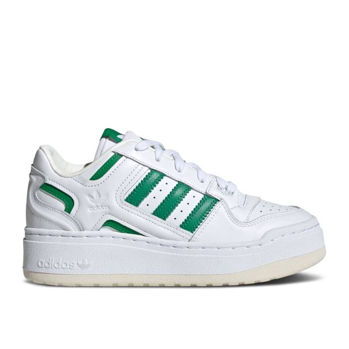 アディダス Adidas 【 Wmns Forum Xlg 'White Green' Women Cloud White/Green/Off White 】 フォーラム レディース 白色 ホワイト green 緑・グリーン|スニケス
