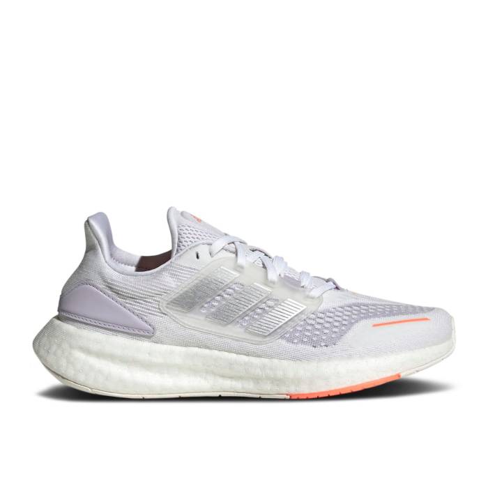 アディダス Adidas 【 Wmns Pureboost 22 Heat.rdy 'White Coral Fusion' Women Cloud White/Silver Metallic/Coral Fusion 】 レディース 白色 ホワイト Silver 銀色・シルバー Fusion フュージョン