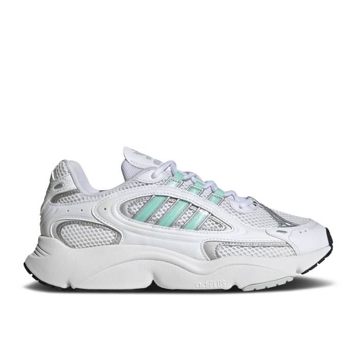 アディダス Adidas 【 Ozmillen \u0027White Clear Mint\u0027 Men Cloud White/Clear Mint/Halo Blue 】 メンズ 白いこと 白いこと 青み 青色