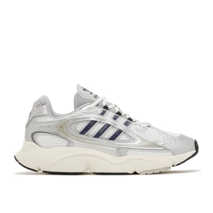 アディダス Adidas 【 Ozmillen \u0027Silver White Black\u0027 Men Cloud White/Core Black/Off White 】 白いこと 白いこと メンズ 白いこと 白いこと 中核グループ 黒いこと 黒いこと