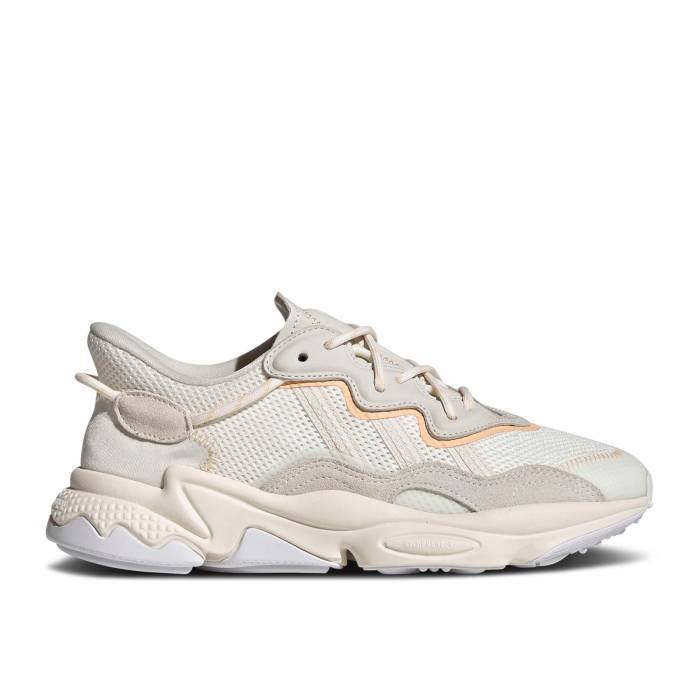 アディダス Adidas 【 Wmns Ozweego \'Chalk White Peach\' Women Chalk White/Cloud White/Off White 】 白色 ホワイト レディース 白色 ホワイト｜スニケス