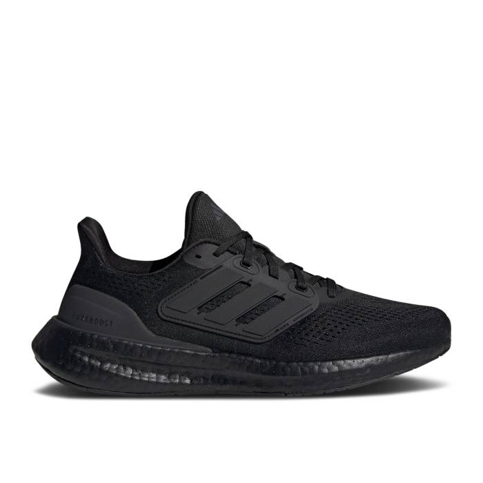 アディダス Adidas 【 Pureboost 23 \u0027Black Carbon\u0027 Men Core Black/Core Black/Carbon 】 メンズ 中核グループ 黒いこと 黒いこと 炭素