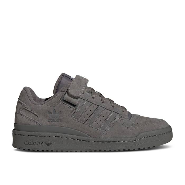 アディダス Adidas 【 Wmns Forum Low \u0027Triple Grey\u0027 Women Grey Four/Grey Four/Cloud White 】 討論会 レディース 薄墨色 薄墨色 白いこと 白いこと