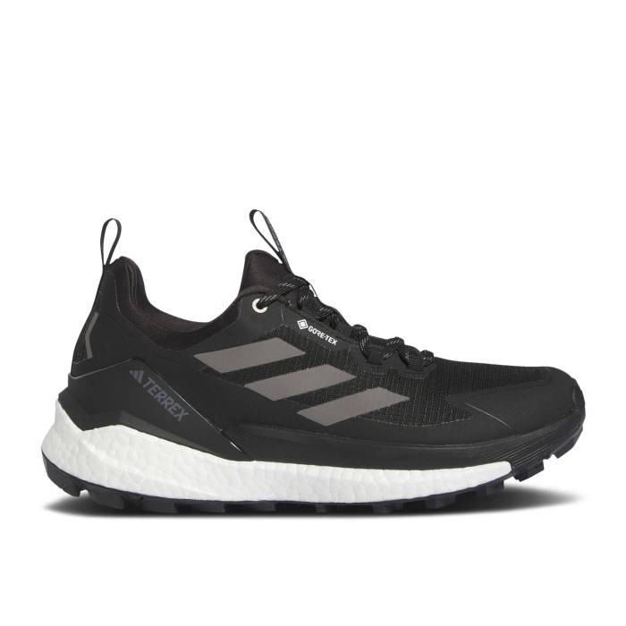 アディダス Adidas 【 Wmns Terrex Free Hiker 2.0 Low Gore-Tex \u0027Black Grey White\u0027 Women Core Black/Grey Four/Cloud White 】 無償性 ゴアテックス 薄墨色 薄墨色 レディース 中核グループ 黒いこと 黒いこと 薄墨色 薄墨色 白いこと 白いこと