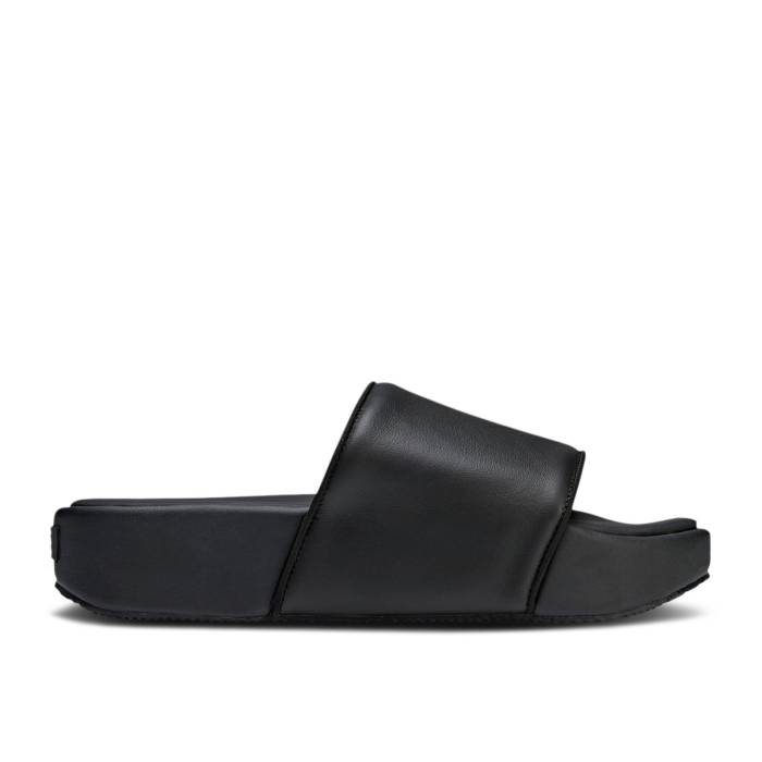 アディダス Adidas 【 Y-3 Slide \u0027Triple Black\u0027 Men Black/Black/Black 】 Slide サンダル メンズ 黒いこと 黒いこと