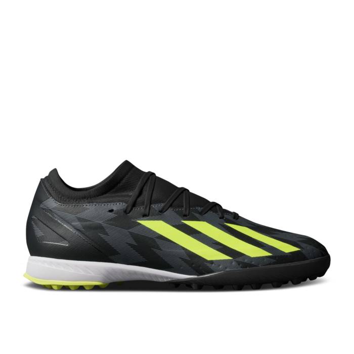 アディダス Adidas 【 X Crazyfast Injection.3 Tf \u0027Crazycharged Pack\u0027 Men Core Black/Team Solar Yellow/Grey Five 】 メンズ 中核グループ 黒いこと 黒いこと Team 野球クラブ yellow 黄味がかった・黄色 薄墨色 薄墨色