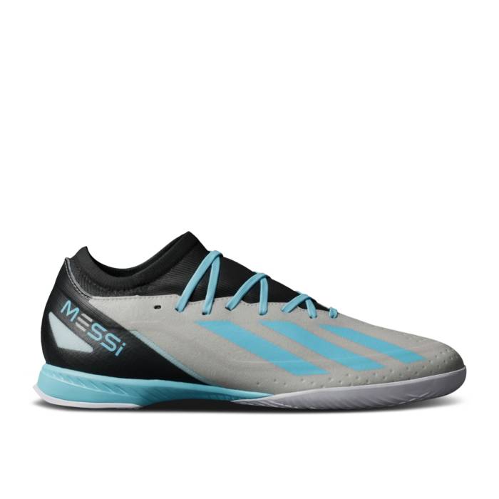 アディダス Adidas 【 X Crazyfast Messi.3 In \u0027Infinito Pack\u0027 Men Silver Metallic/Bliss Blue/Core Black 】 メンズ Silver しろがね色・しろがね色 青味 青色 中核グループ 黒いこと 黒いこと