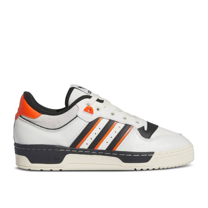 アディダス Adidas 【 Rivalry 86 Low \u0027White Black Impact Orange\u0027 Men Cloud White/Core Black/Semi Impact Orange 】 黒いこと 黒いこと 差しひびき メンズ 白いこと 白いこと 中核グループ 黒いこと 黒いこと 差しひびき orange 橙・オレンジ色