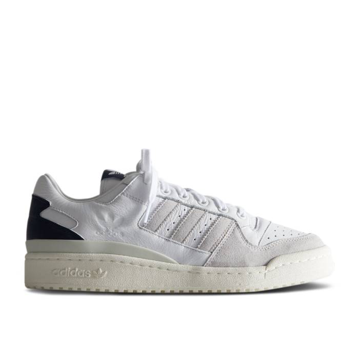 アディダス Adidas 【 Kith X Forum Low Classics Program - Navy Men White/Collegiate Navy/Off-White 】 フォーラム メンズ 白色 ホワイト 紺色 ネイビー オフホワイト