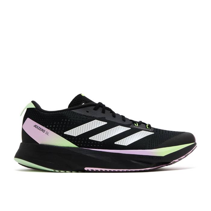 アディダス Adidas 【 Adizero Sl 'Black Green Spark' Men Core Black/Zero Metallic/Green Spark 】 アディゼロ green 緑・グリーン メンズ コア 黒色 ブラック ゼロ green 緑・グリーン