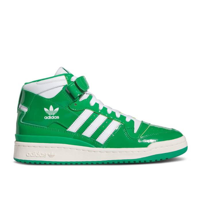 アディダス Adidas 【 Forum Mid 'Green White' Men Green/Cloud White/Cream White 】 フォーラム ミッド メンズ green 緑・グリーン 白色 ホワイト クリーム
