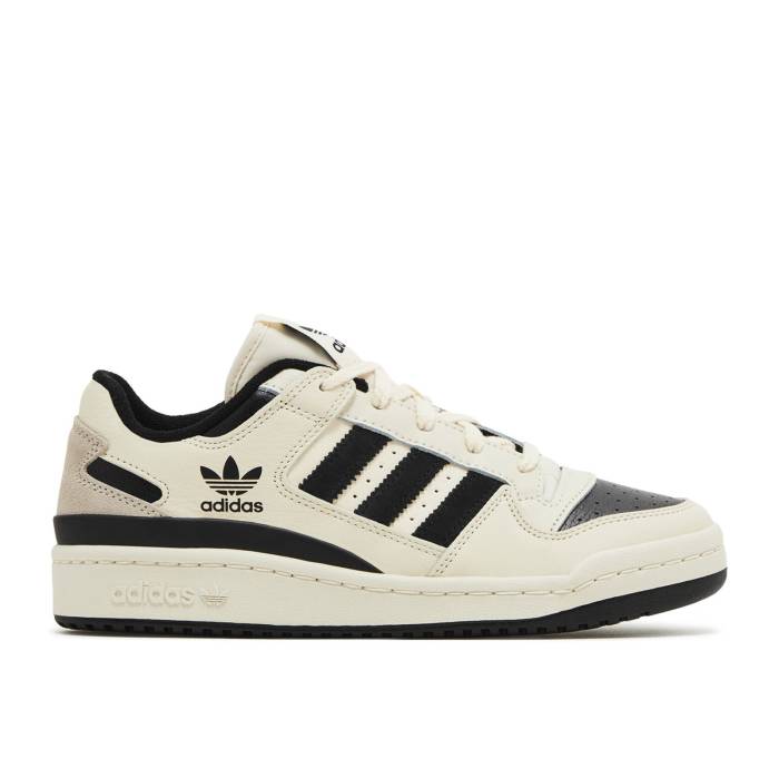 アディダス Adidas 【 Forum Low 塩素 \u0027Wonder White Black\u0027 Men Wonder White/Core Black/Wonder Beige 】 討論会 白いこと 白いこと メンズ 白いこと 白いこと 中核グループ 黒いこと 黒いこと ベージュ