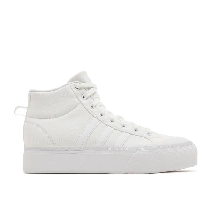 アディダス Adidas 【 Wmns Bravada 2.0 Platform Mid \u0027Triple White\u0027 Women Cloud White/Cloud White/Chalk White 】 ミッド レディース 白いこと 白いこと