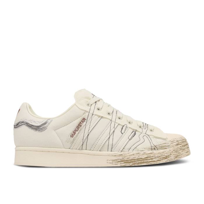 アディダス Adidas 【 Superstar \u0027Young At Heart\u0027 Men Off White/Off White/Core Black 】 Superstar はやりっ子 メンズ 白いこと 白いこと 中核グループ 黒いこと 黒いこと