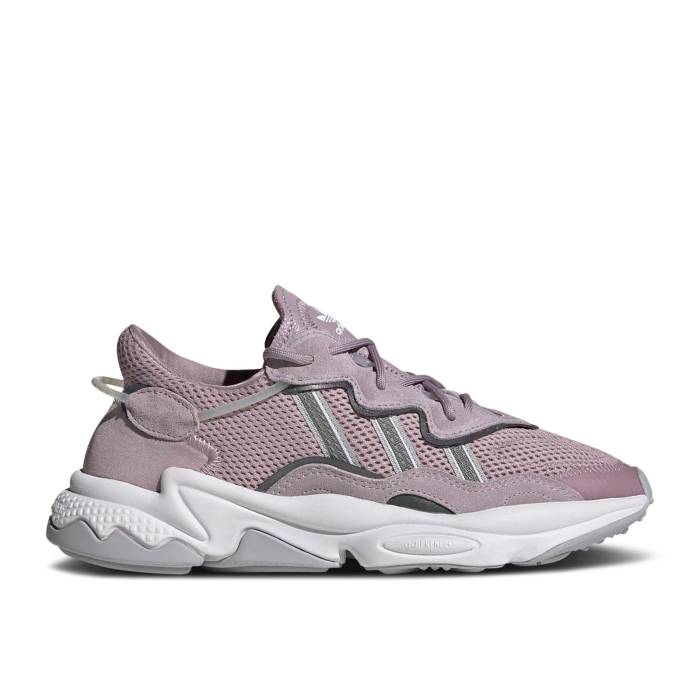 アディダス Adidas 【 Wmns Ozweego \u0027Soft Vision\u0027 Women Soft Vision/Cloud White/Grey Three 】 レディース 白いこと 白いこと 薄墨色 薄墨色