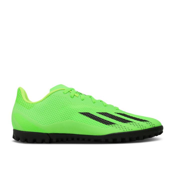 アディダス Adidas 【 X Speedportal.4 Turf 'Game Data Pack' Men Solar Green/Core Black/Solar Yellow 】 ターフ メンズ green 緑・グリーン コア 黒色 ブラック yellow 黄色・イエロー