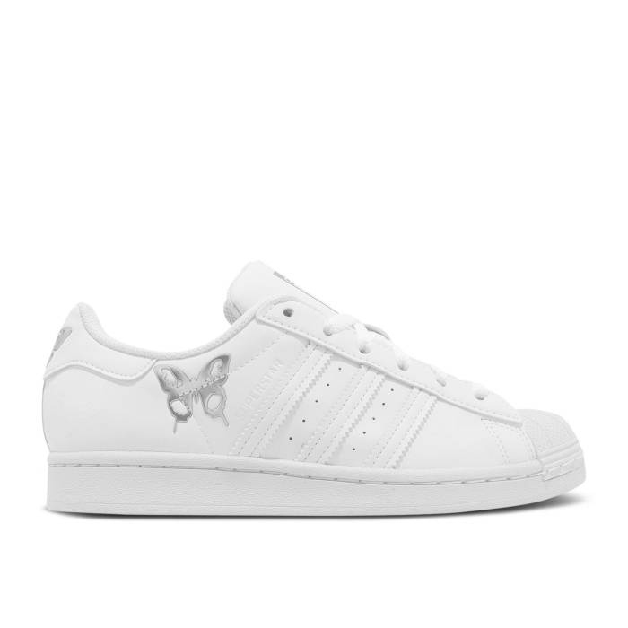 アディダス Adidas 【 Wmns Superstar 'White Matte Silver Butterfly' Women Cloud White/Cloud White/Matte Silver 】 Superstar スーパースター Silver 銀色・シルバー レディース 白色 ホワイト Silver 銀色・シルバー|スニケス