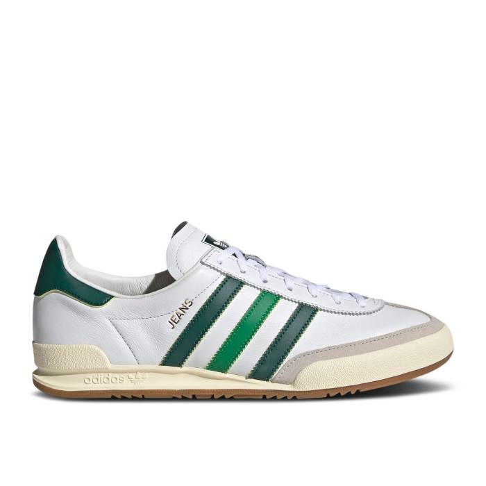 アディダス Adidas 【 Jeans 'White Collegiate Green' Men Cloud White/Collegiate Green/Crystal White 】 ジーンズ メンズ 白色 ホワイト green 緑・グリーン|スニケス