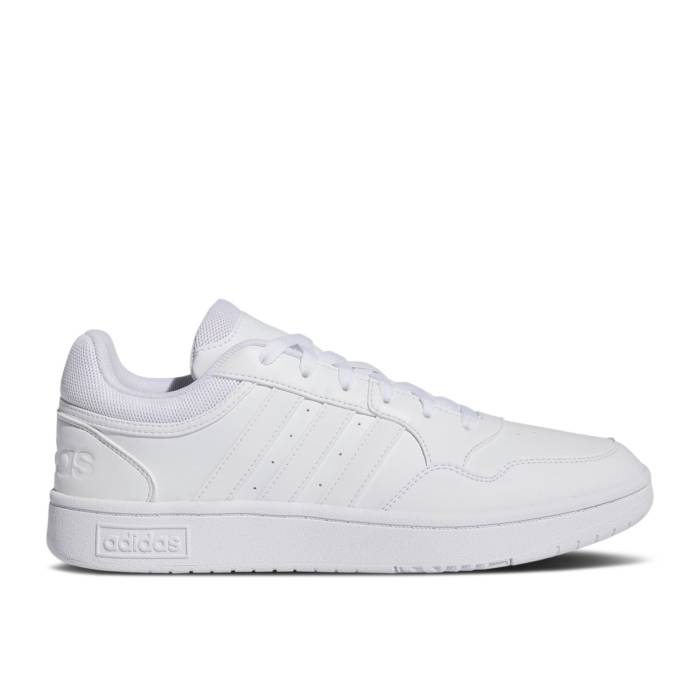 アディダス Adidas 【 Hoops 3.0 Low \u0027Classic Vintage - White\u0027 Men Cloud White/Cloud White/Core Black 】 vintage ビンテージ・ヴィンテージ メンズ 白いこと 白いこと 中核グループ 黒いこと 黒いこと スニーカー-メンズ靴