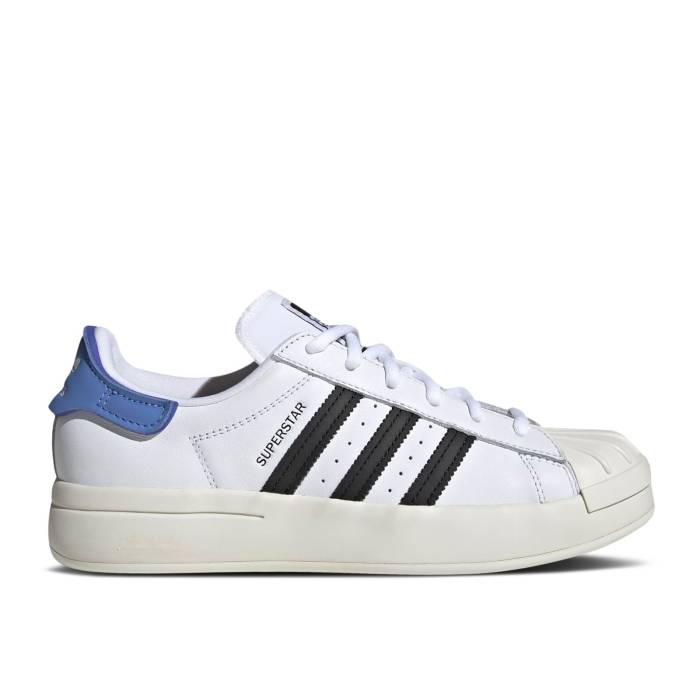 アディダス Adidas 【 Wmns Superstar Ayoon 'White Black Blue' Women Cloud White/Core Black/Off White 】 Superstar スーパースター 黒色 ブラック レディース 白色 ホワイト コア 黒色 ブラック|スニケス