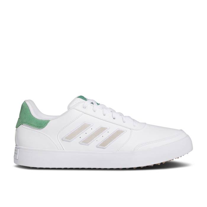 アディダス Adidas 【 Retrocross 24 Spikeless Golf 'White Preloved Green' Men Cloud White/Cloud White/Preloved Green 】 golf ゴルフ メンズ 白色 ホワイト green 緑・グリーン|スニケス