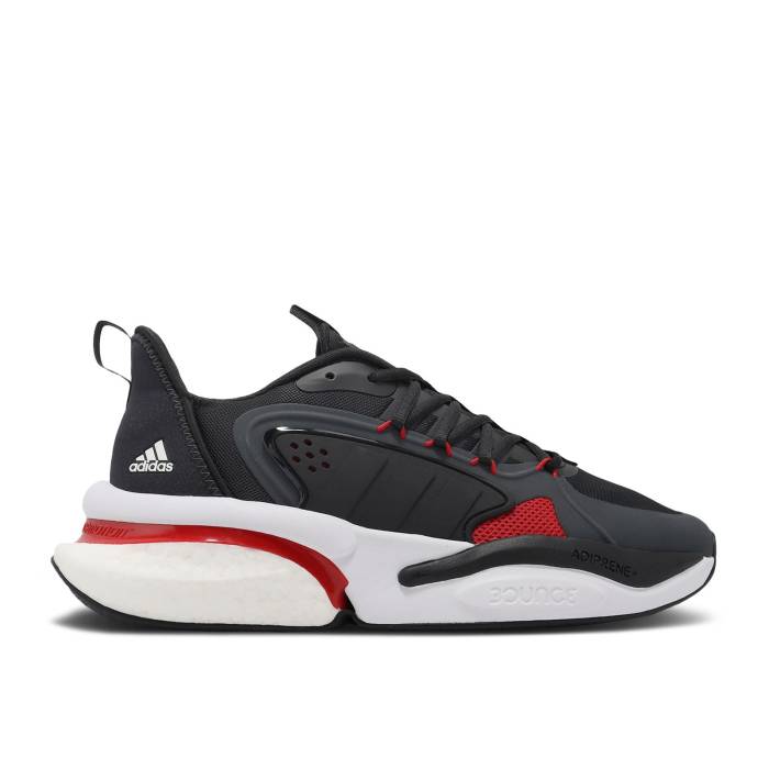 アディダス Adidas 【 Alphaboost V1 \u0027Black Red\u0027 Men Core Black/Red/Core Black 】 メンズ 中核グループ 黒いこと 黒いこと Red 赤・赤いこと
