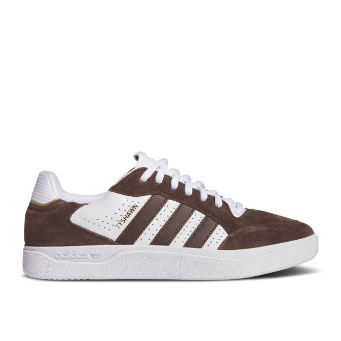 アディダス Adidas 【 Tyshawn Low 'Brown White' Men Brown/Cloud White/Gold Metallic 】 メンズ 茶色 ブラウン 白色 ホワイト ゴールド