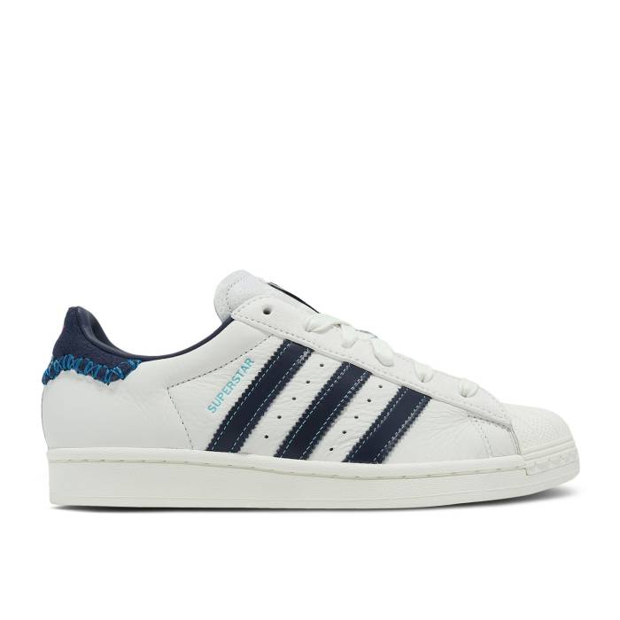 アディダス Adidas 【 Feifei Ruan X Superstar \u0027Chinese New Year Pack\u0027 Men Chalk White/Ivory/Shadow Navy 】 Superstar はやりっ児 メンズ 白いこと 白いこと 象牙色 シャドー・シャドウ 紺色 米国海軍