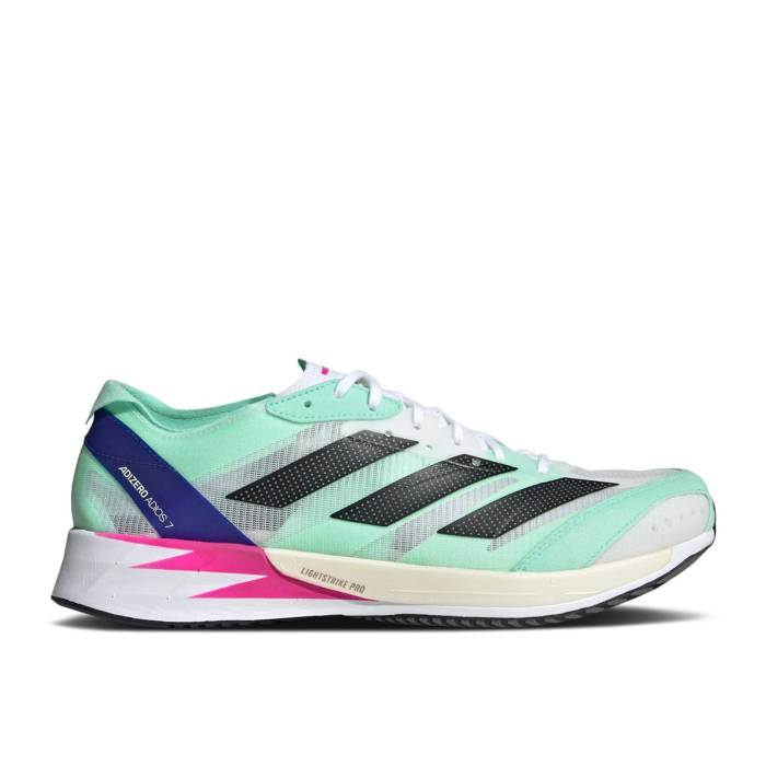 アディダス Adidas 【 Adizero Adios 7 'Pulse Mint' Men Cloud White/Core Black/Pulse Mint 】 アディゼロ アディオス メンズ 白色 ホワイト コア 黒色 ブラック 37,570円