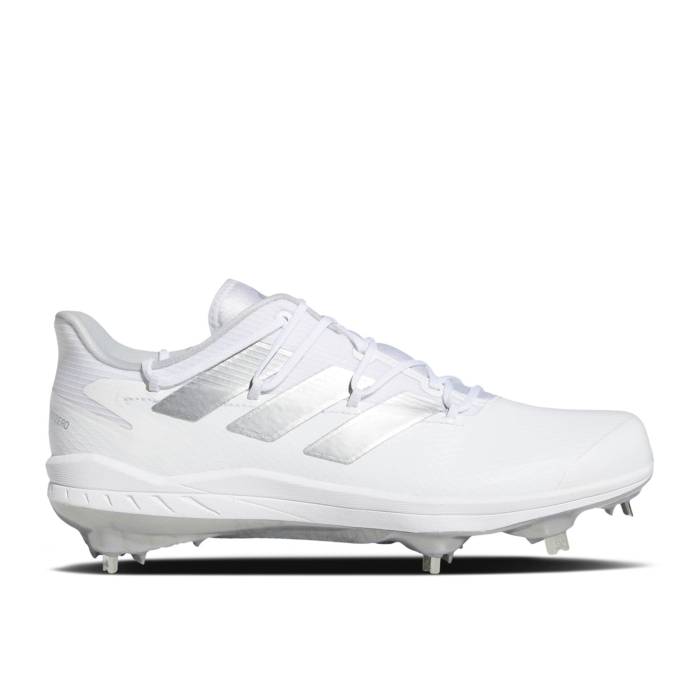 アディダス Adidas 【 Adizero Afterburner 8 'White Silver Metallic' Men Cloud White/Silver Metallic/Team Light Grey 】 アディゼロ Silver 銀色・シルバー メンズ 白色 ホワイト Silver 銀色・シルバー Team チーム 灰色 グ